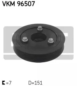 VKM 96507 SKF Ременный шкив, коленчатый вал